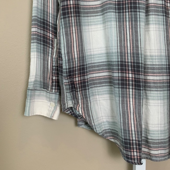 MUDD Plaid Flannel Button Down Shirt - Picture 12 of 16